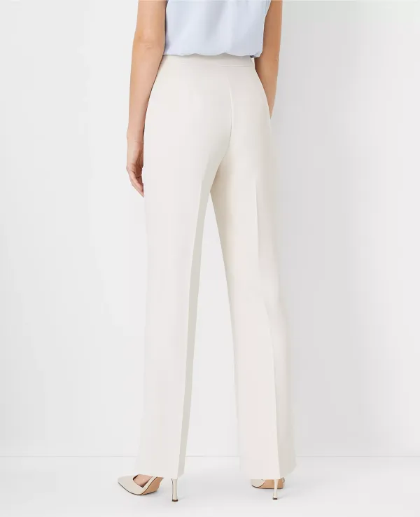 The Side Zip Trouser Pant In Fluid Crepe
