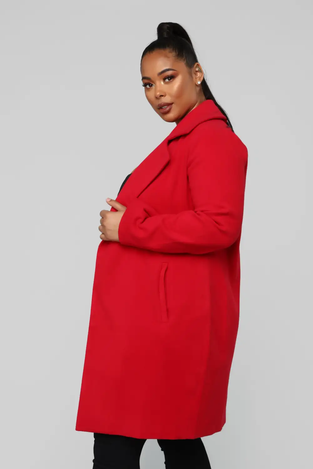 Upper East Side Coat - Red