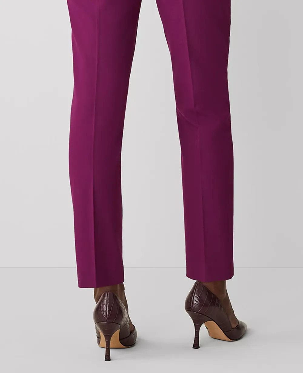 The Side Zip Ankle Pant In Bi-Stretch