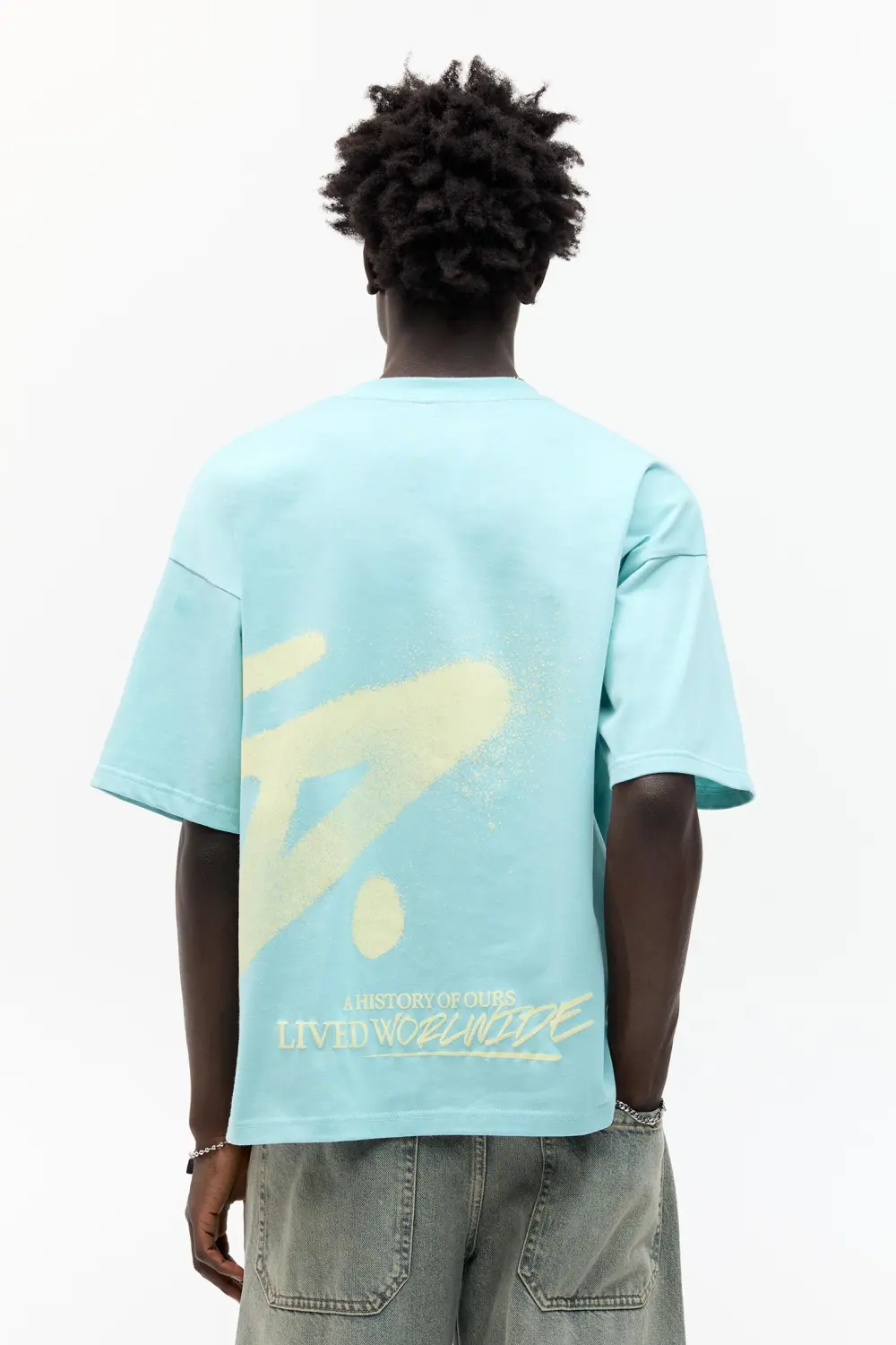 Short sleeve T-shirt with an STWD graphic