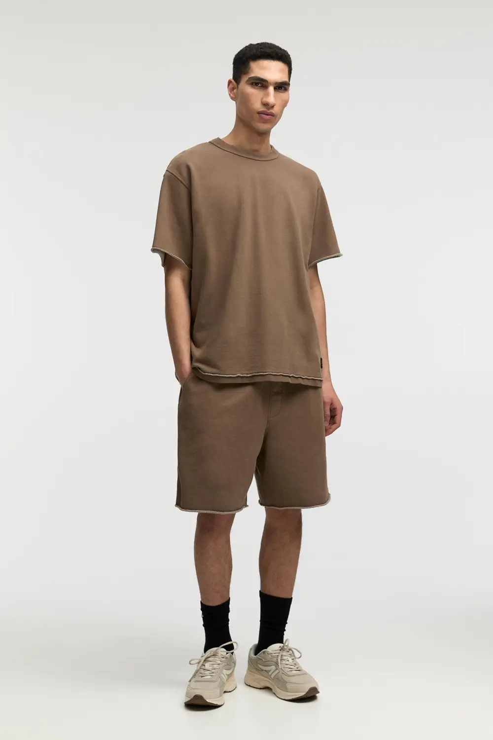 Short sleeve sweatshirt