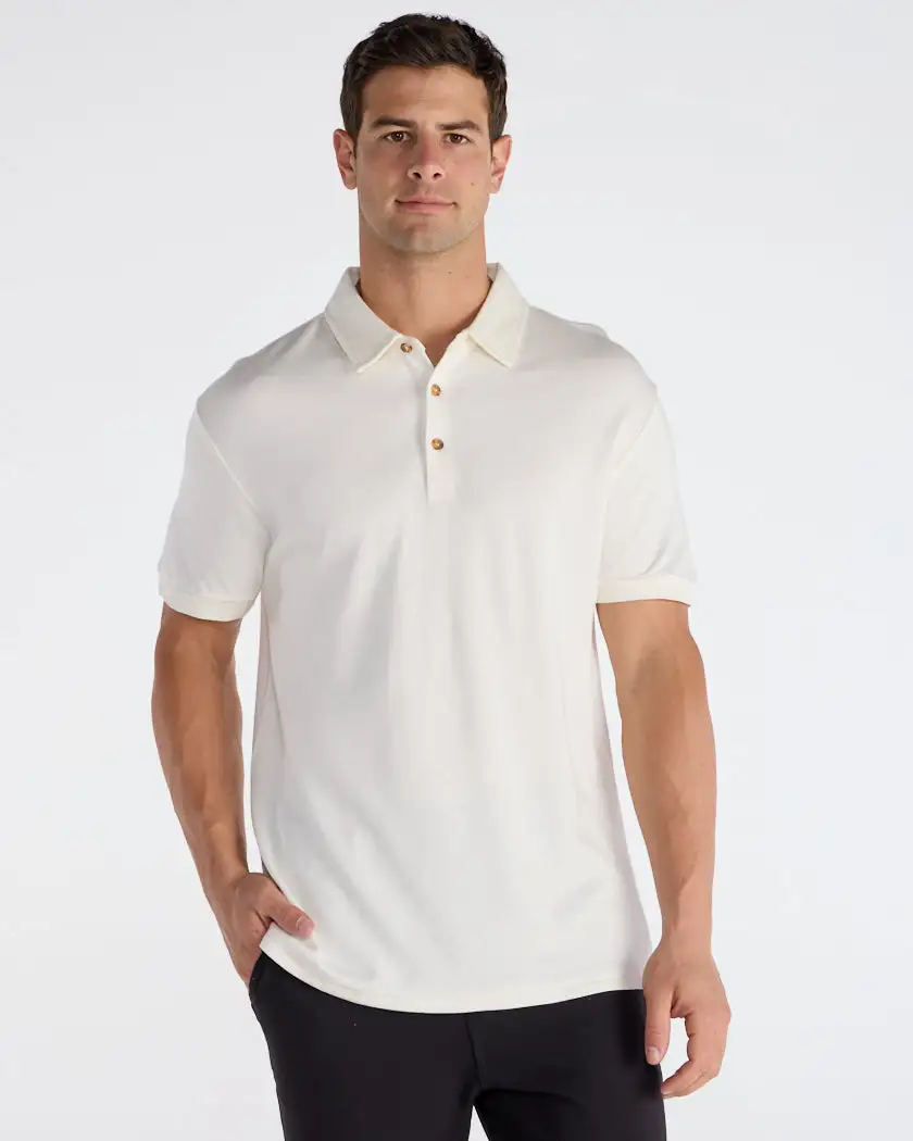 Comfort Wool Short Sleeve Polo