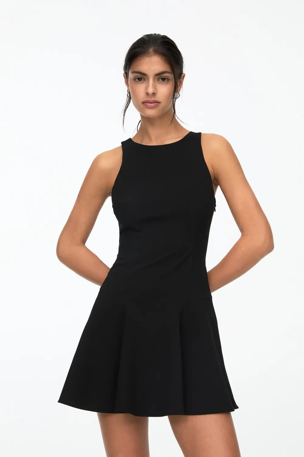 Vestido corto bailarina