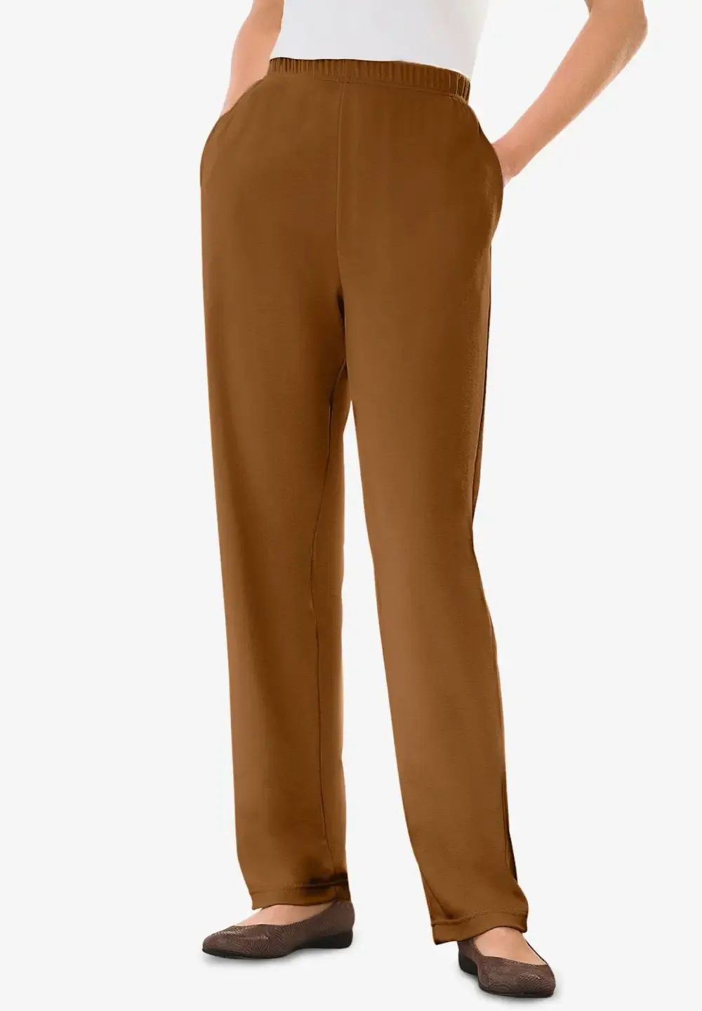 7-Day Knit Straight Leg Pant
