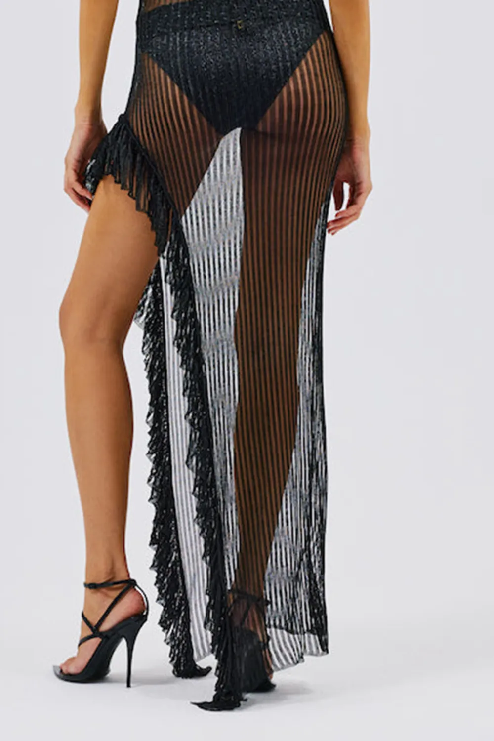 Sleeveless Maxi Dress-Black