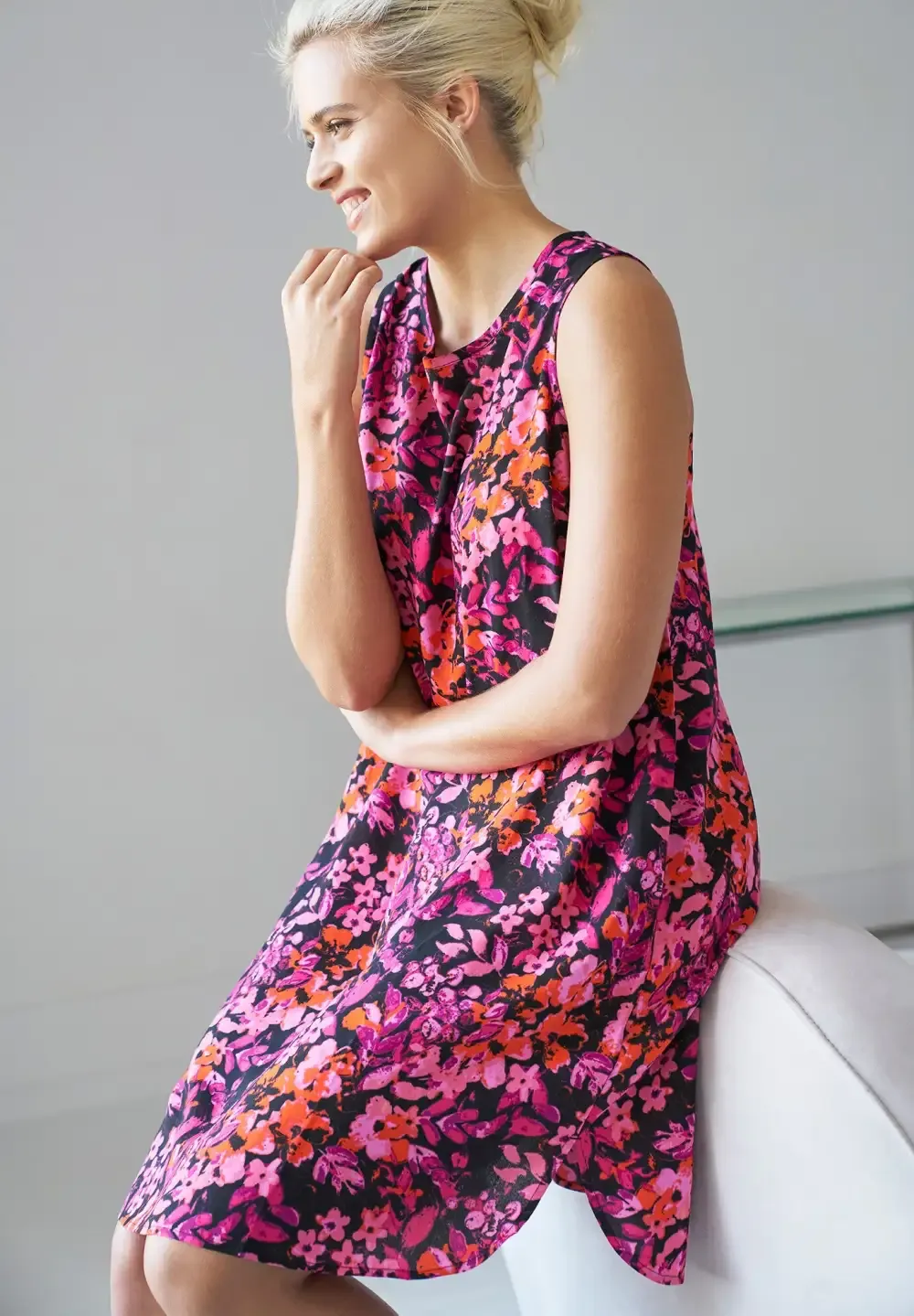 Sleeveless Shift Dress