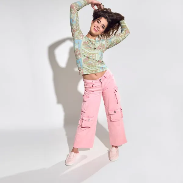 Wendy Slip Terry Stripe - Stripe Pink/White