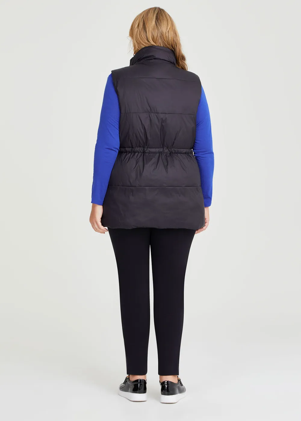 Mid Length Zip Puffer Vest