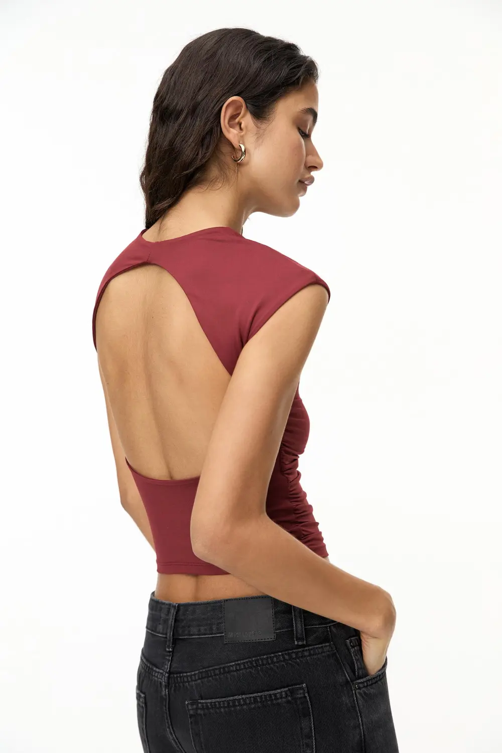Polyamide cut-out top
