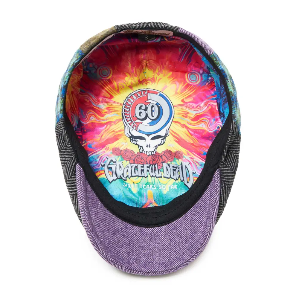 The Grateful Dead 60th Anniversary Boston Scally Cap - Patchwork Edition