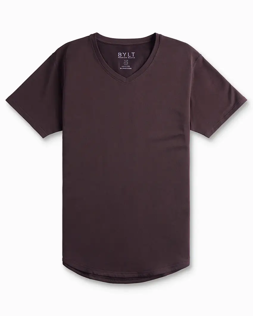 Drop-Cut V-Neck: Lux