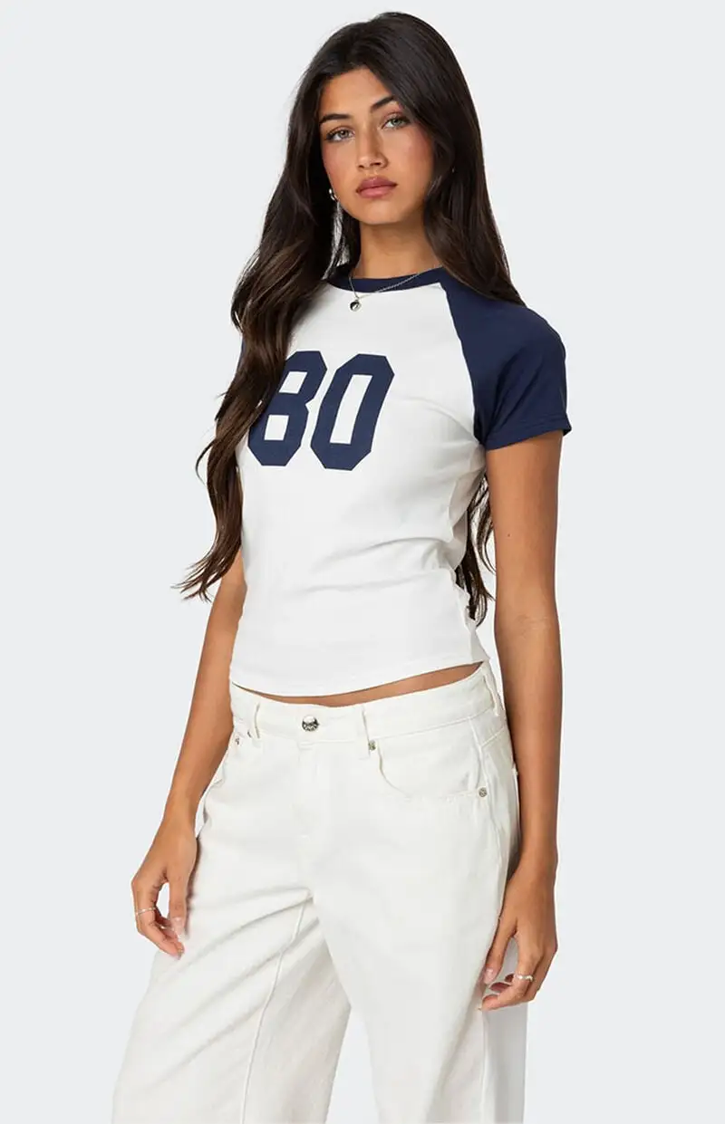 Edikted 80'S Raglan T-Shirt