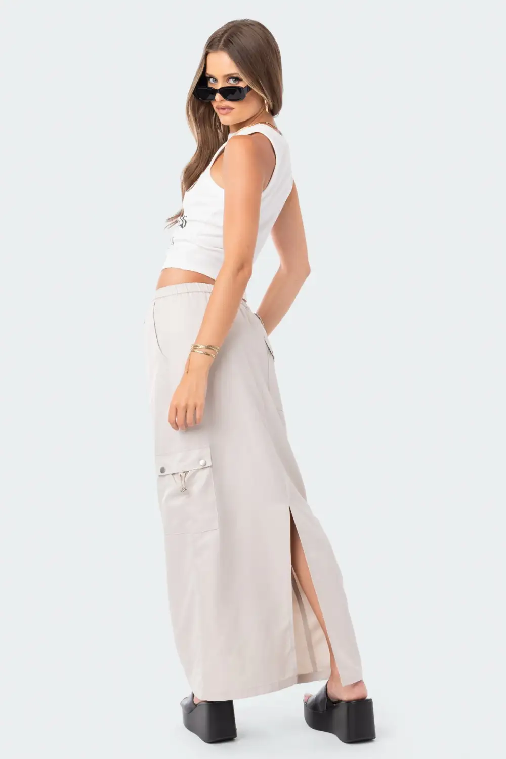 Demi Cargo Maxi Skirt
