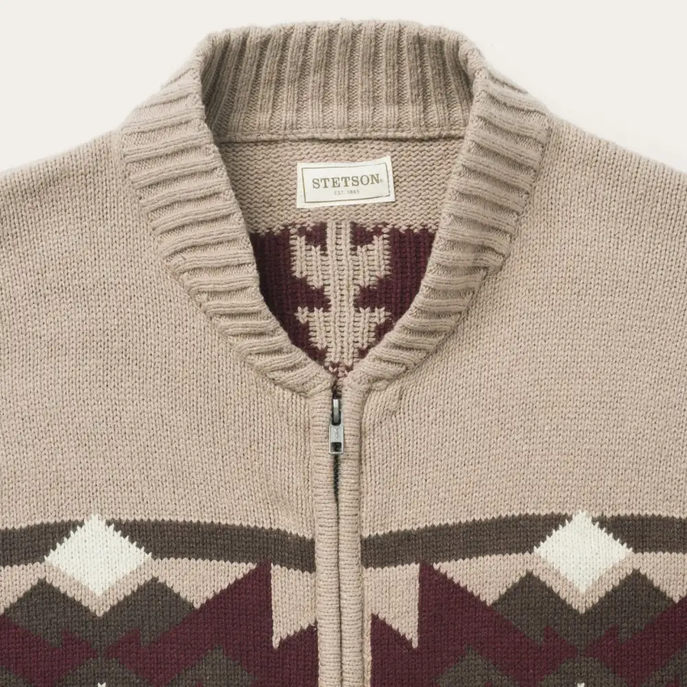 Brown Aztec Cardigan