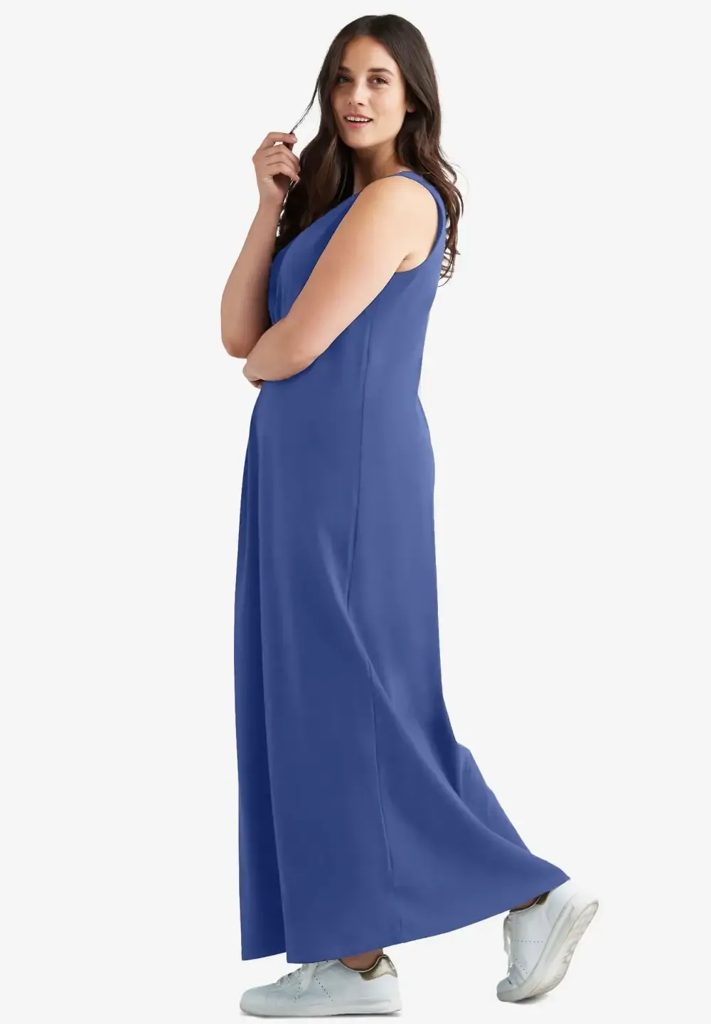 Sleeveless Knit Maxi Dress