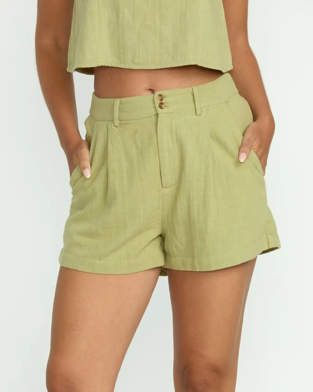 Tailor Made Shorts - Avocado