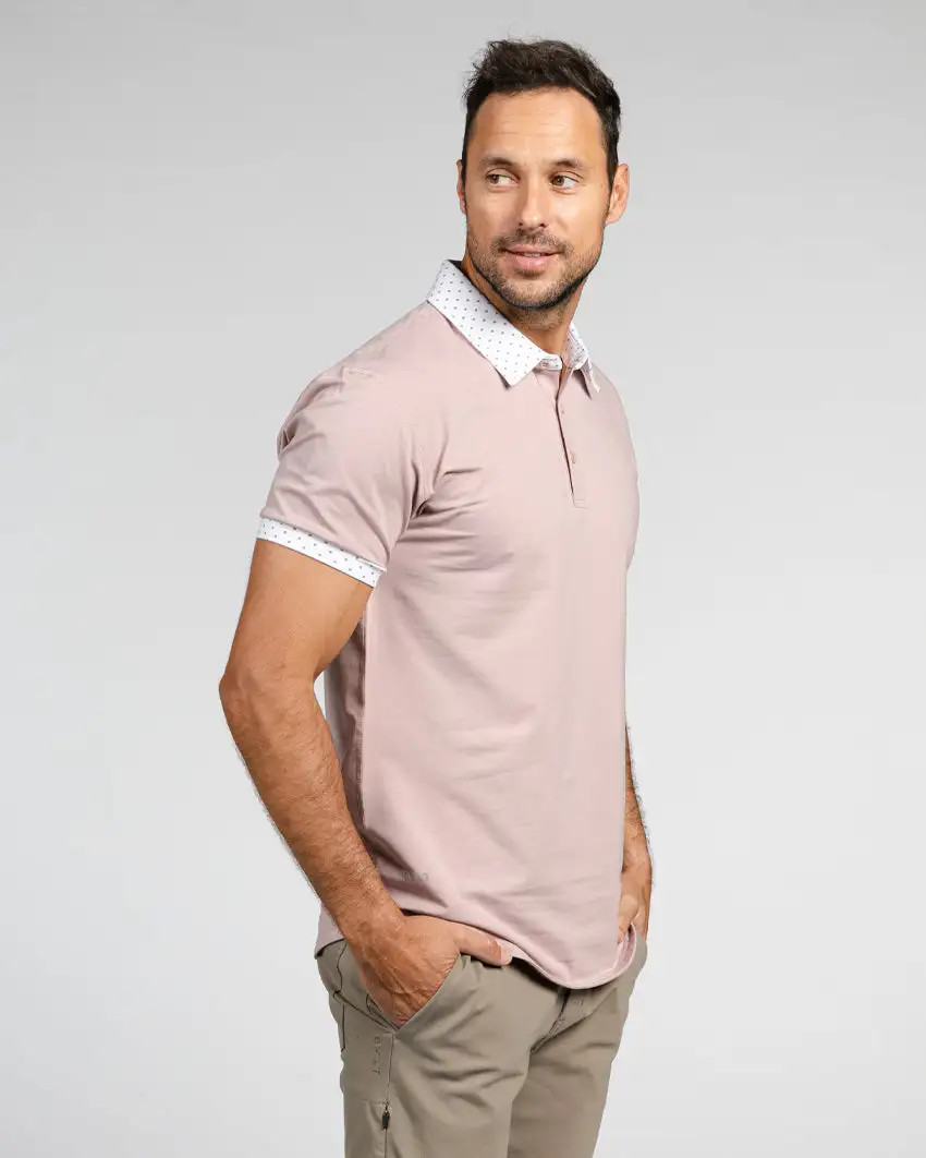 Drop-Cut: Lux Dotted Polo