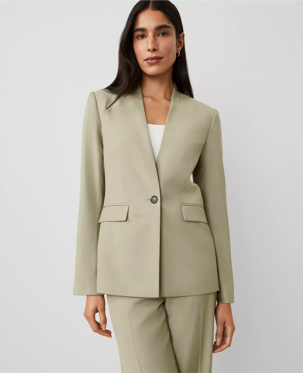 The Collarless Blazer