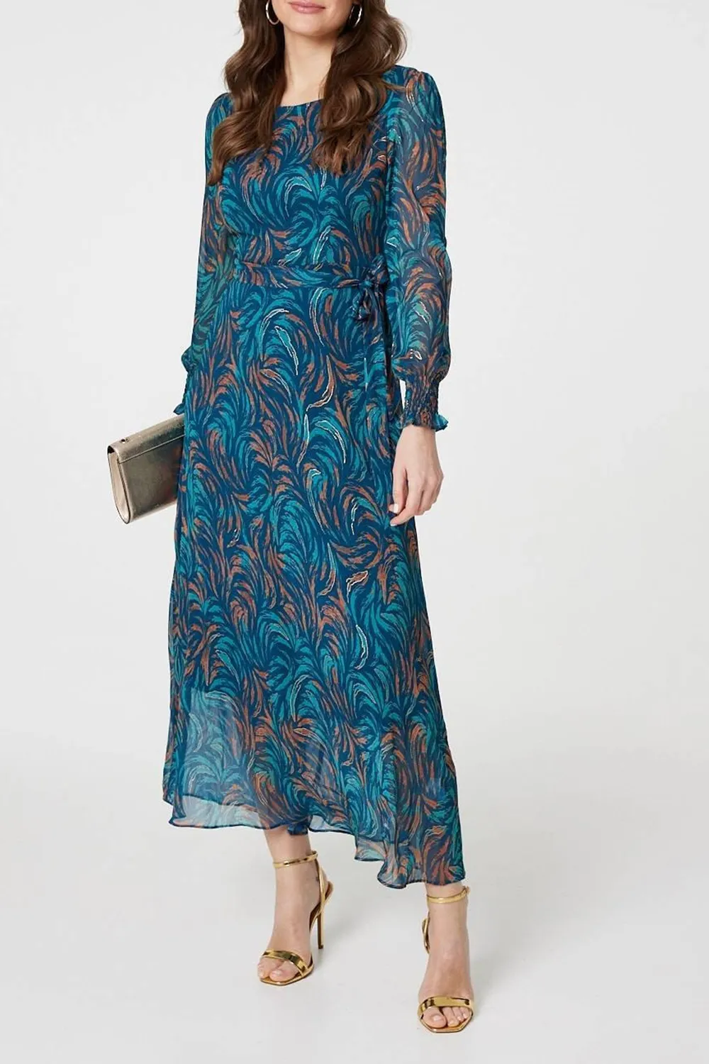 Women's Puff Sleeve Elegant Dress