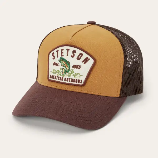 Fishing Patch Trucker Cap