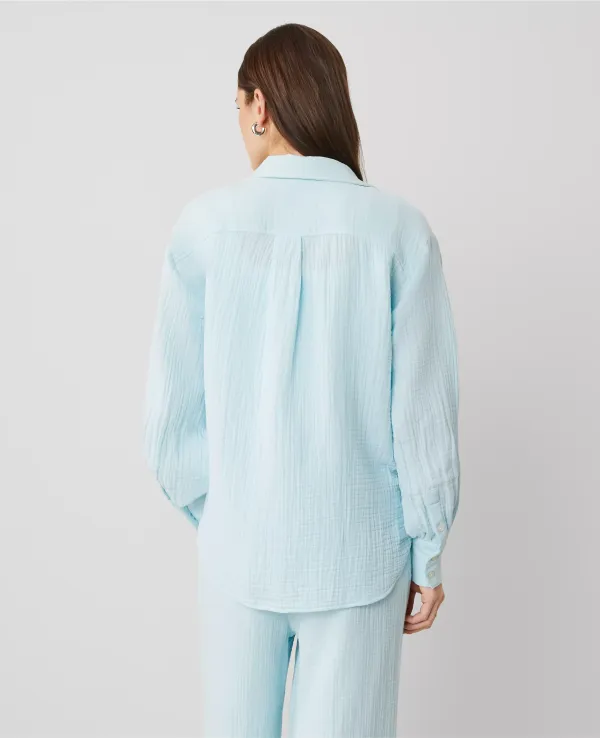 Gauze Oversized Blouse