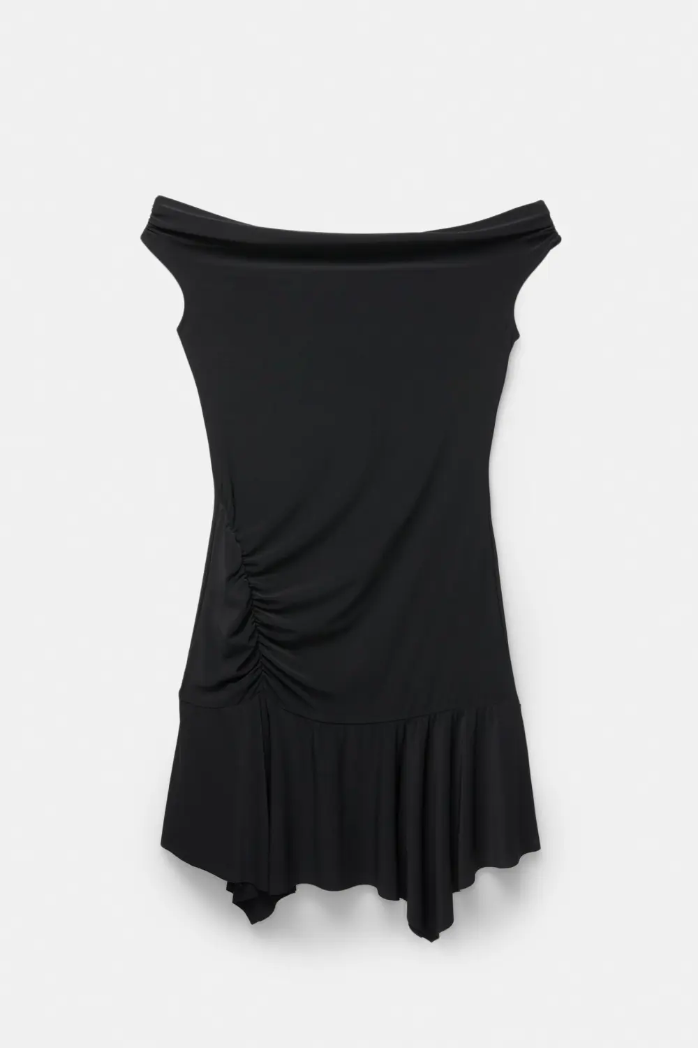 Vestido corto hombros descubiertos