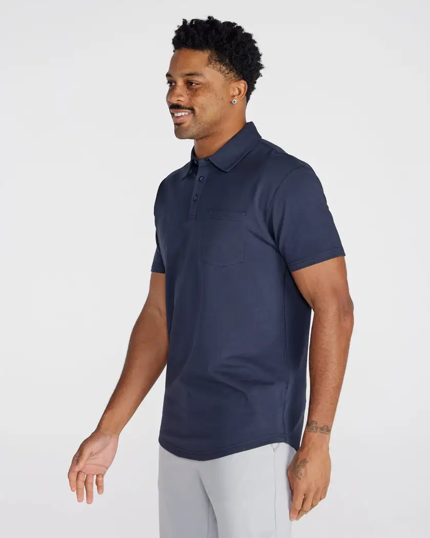 Lux Short Sleeve Pocket Polo