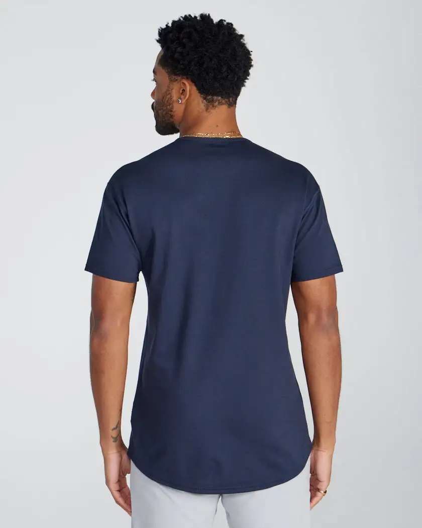 Bayside Short Sleeve Drop-Cut