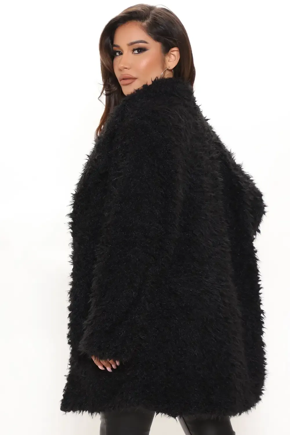 Sugar Daddy Teddy Jacket - Black