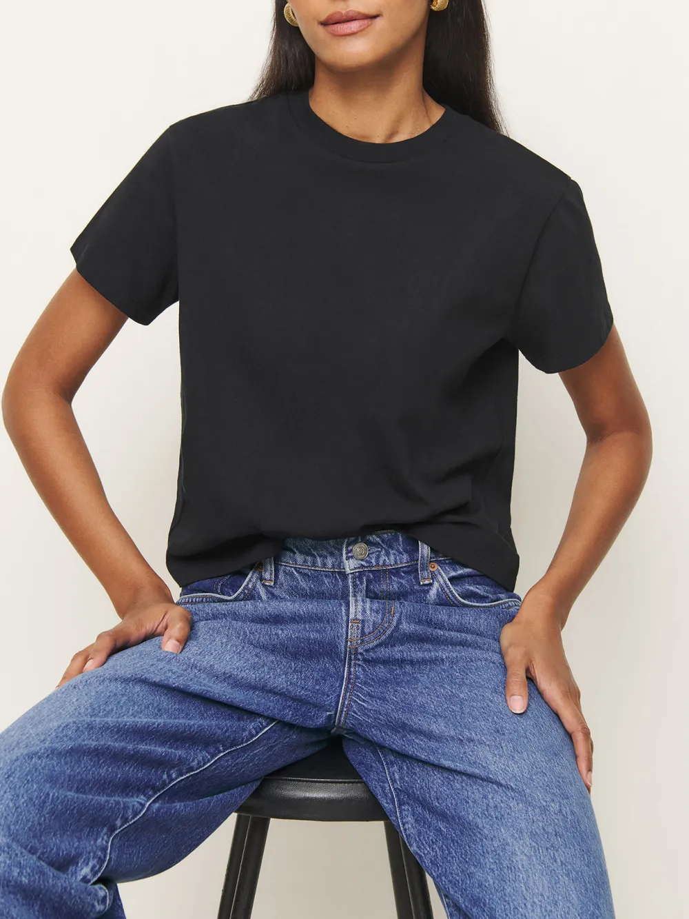 Loose Fit Crew Neck T-Shirt