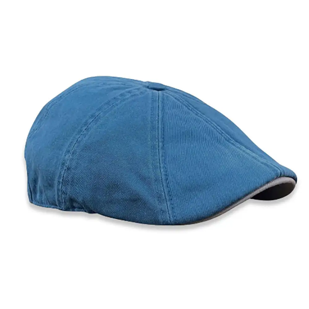 The Captain Boston Scally Cap - Topaz Blue