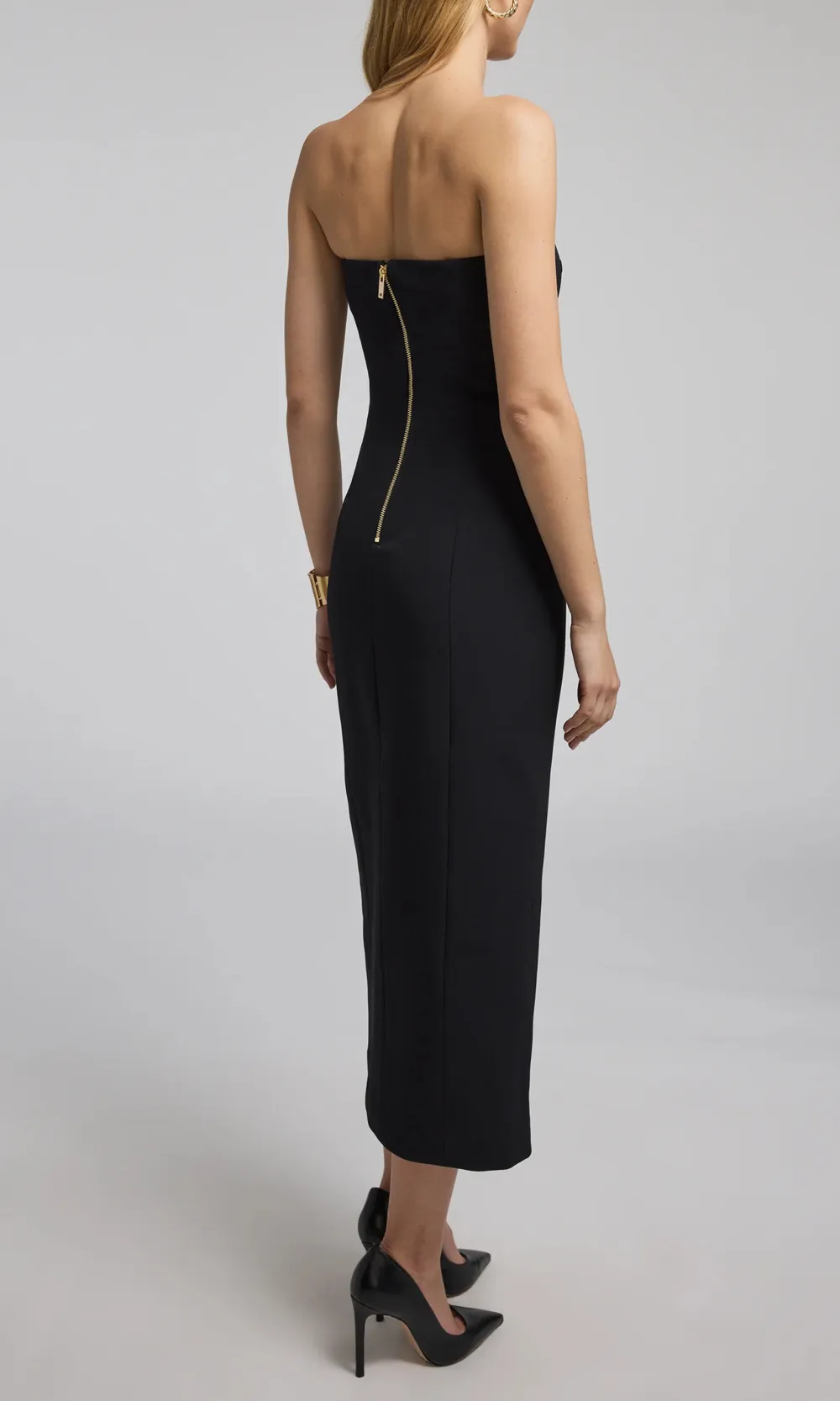Misha Crepe Midi Dress
