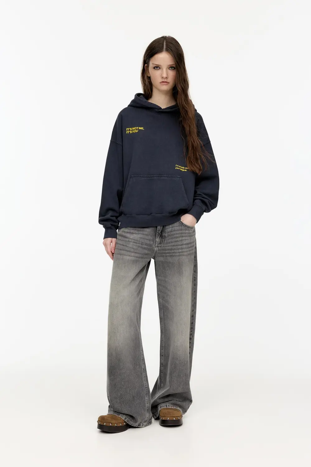 Sudadera capucha boxy