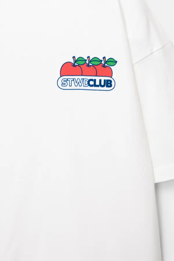 STWD T-shirt with an apple graphic
