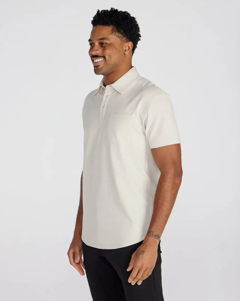 Lux Short Sleeve Pocket Polo