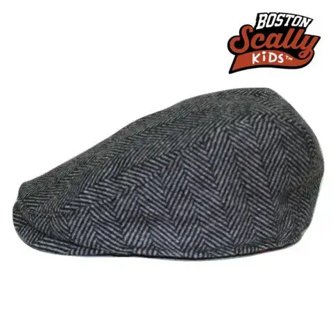 Kids The Original Boston Scally Cap - Grey