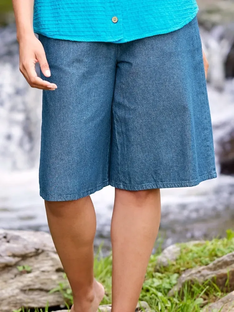 Women's Denim Walking Shorts