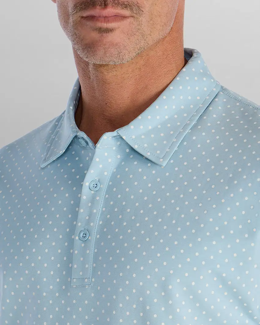 Drop-Cut: Lux Dotted Polo