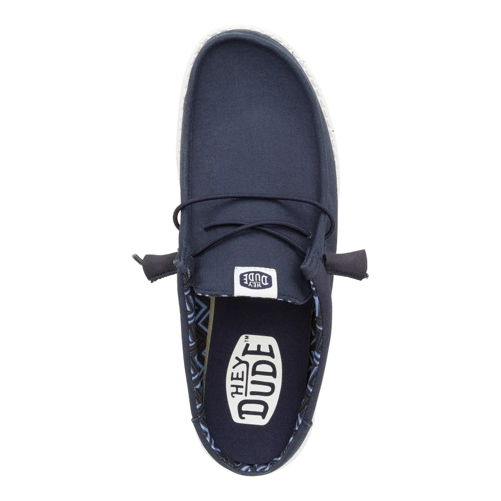 Wally Slip Stretch Canvas - Navy