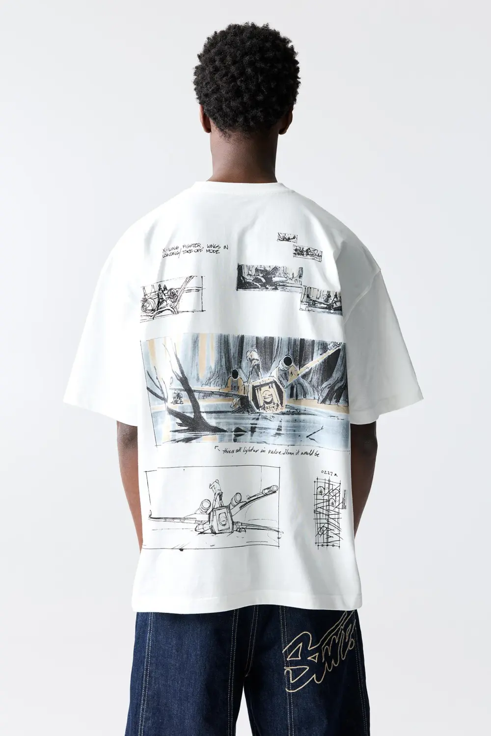 Star Wars white T-shirt