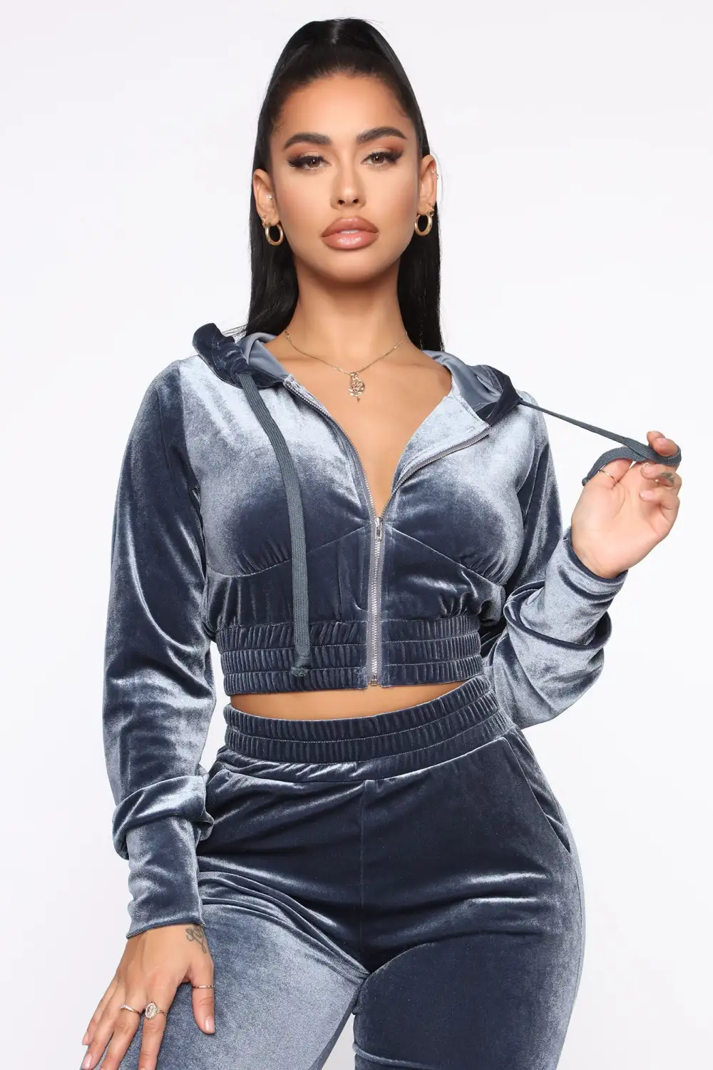 Down To Lounge Pant Set - Blue