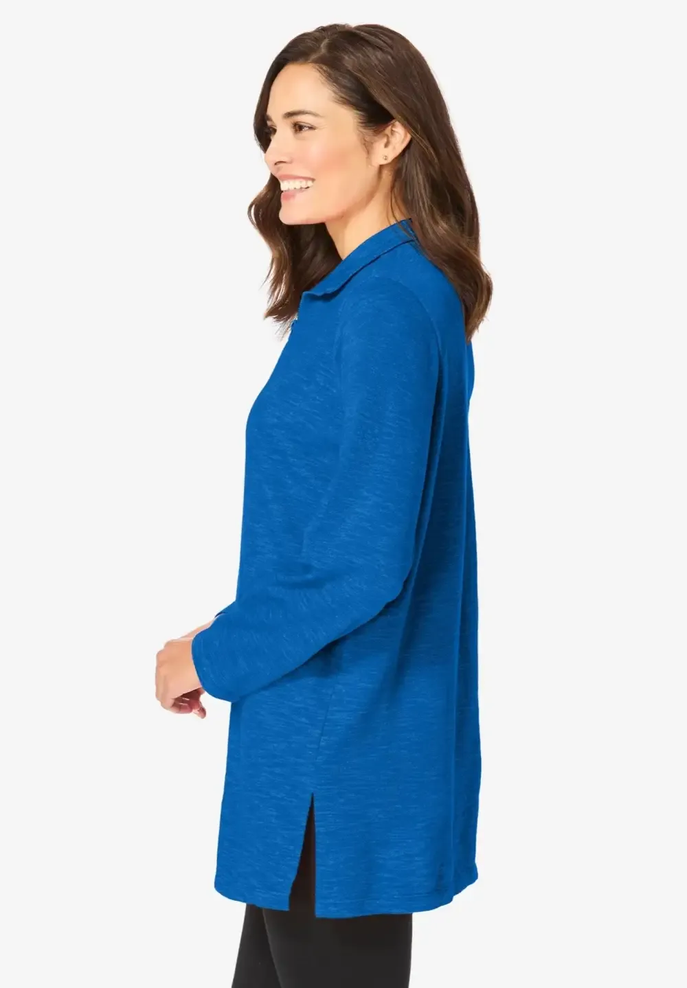 French Terry Quarter-Zip Sweatshirt