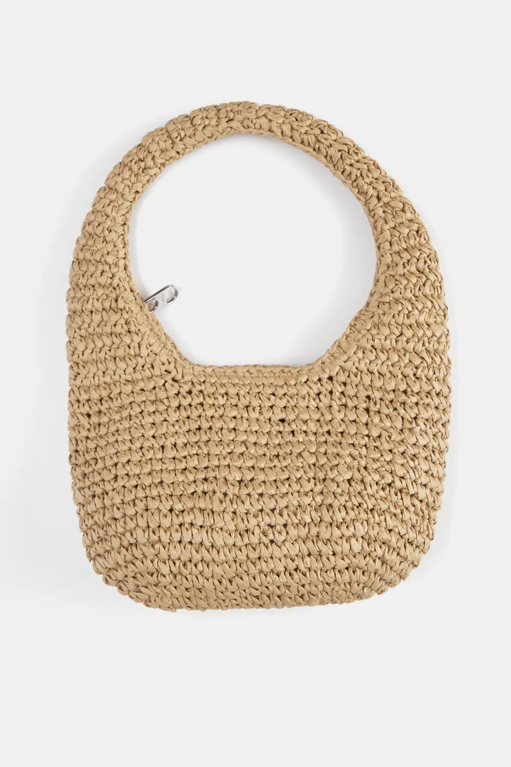 Bolso de hombro estilo rafia