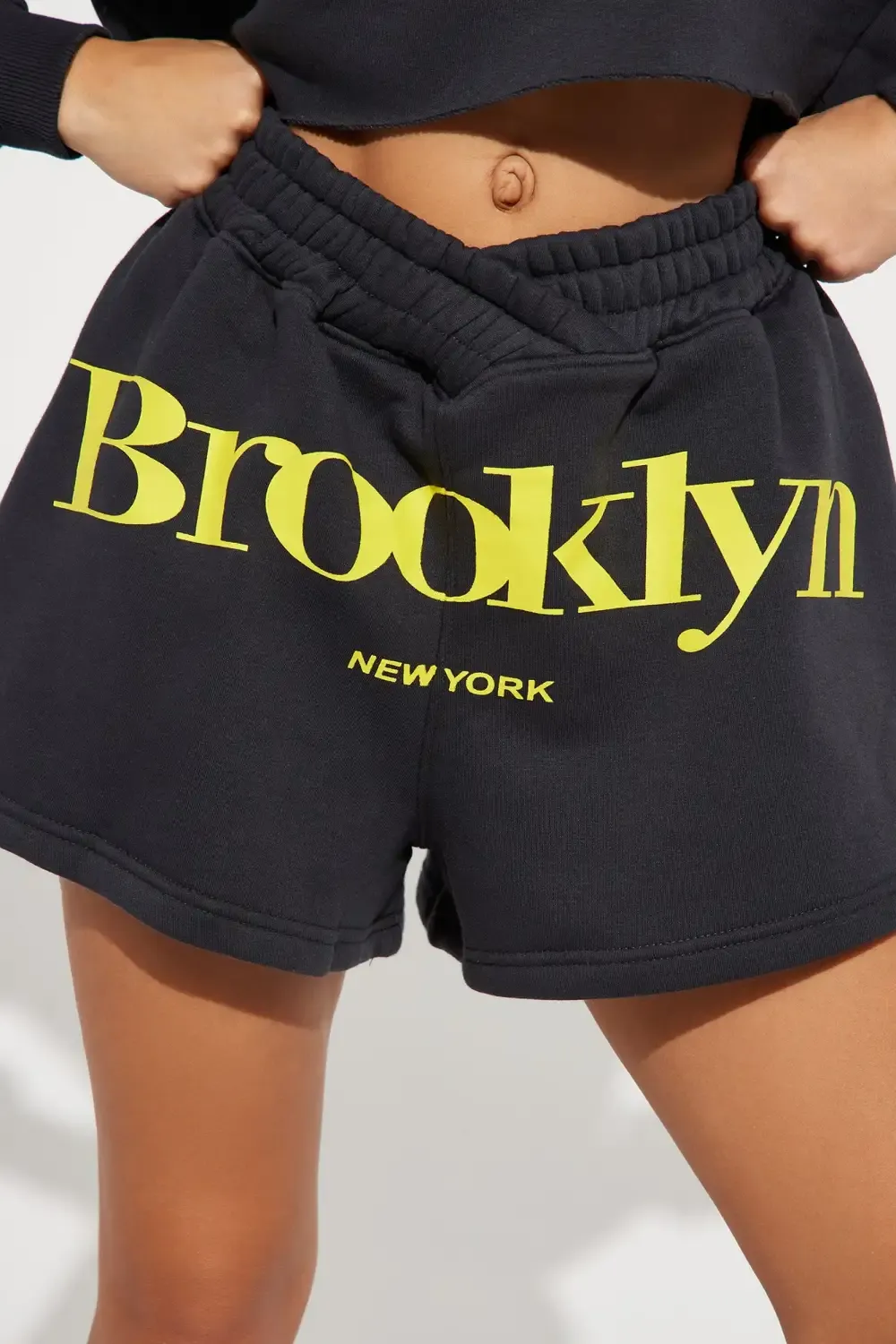 Brooklyn's Baddest Short - Black/Yellow