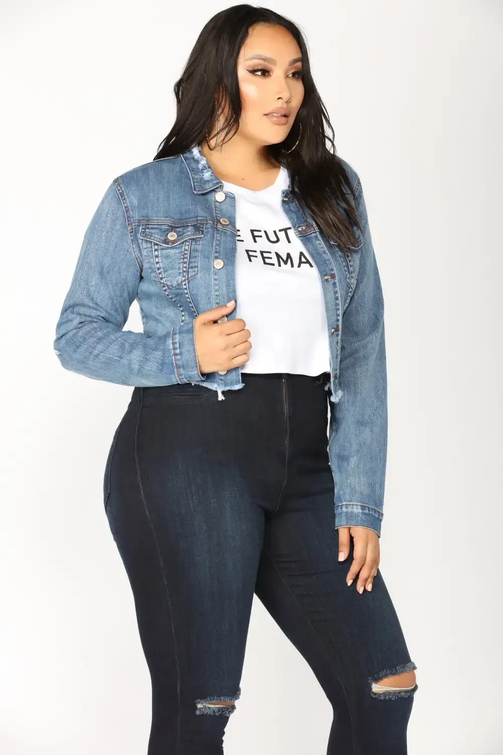 Crop It Out Jacket - Medium