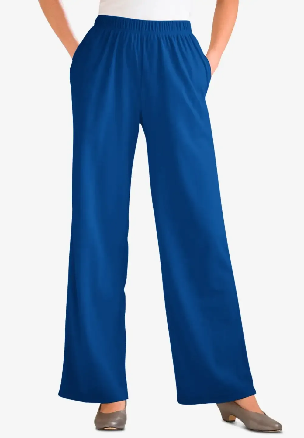 7-Day Knit Wide-Leg Pant