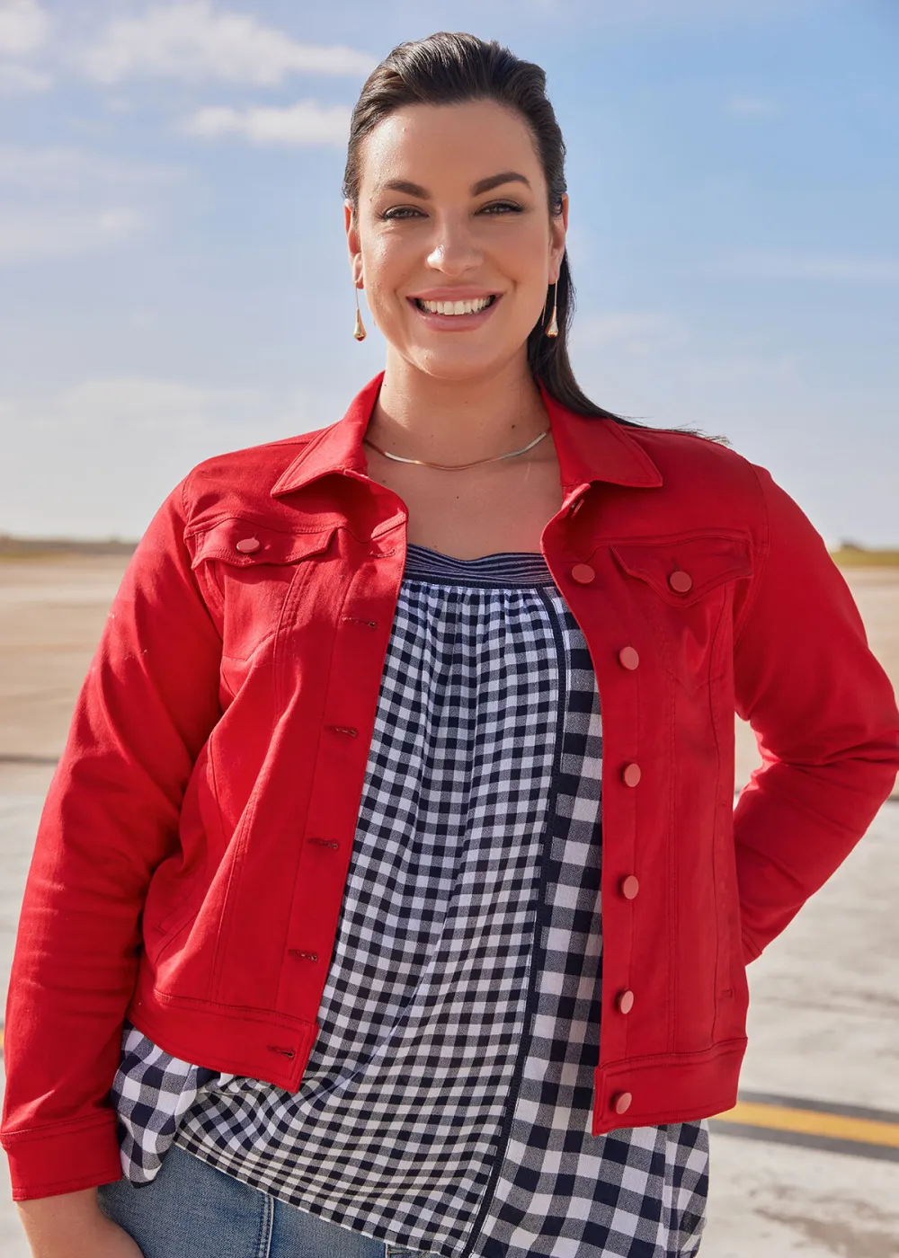 Coloured Classic Denim Jacket