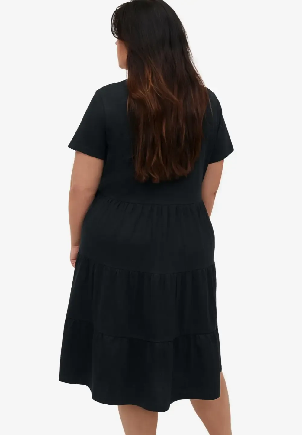 Tiered Knit Tee Dress