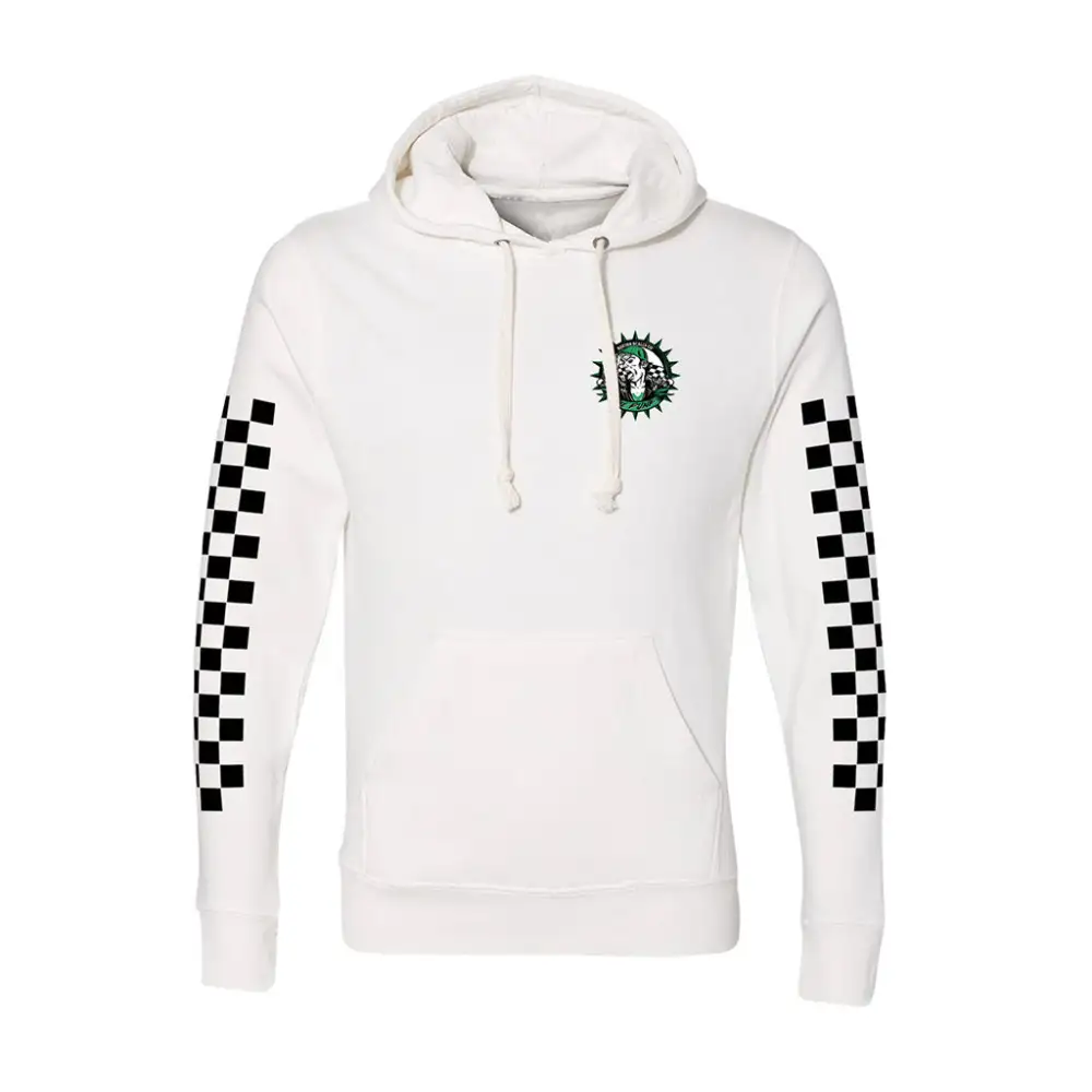 Boston Scally The Punk Hoodie - White