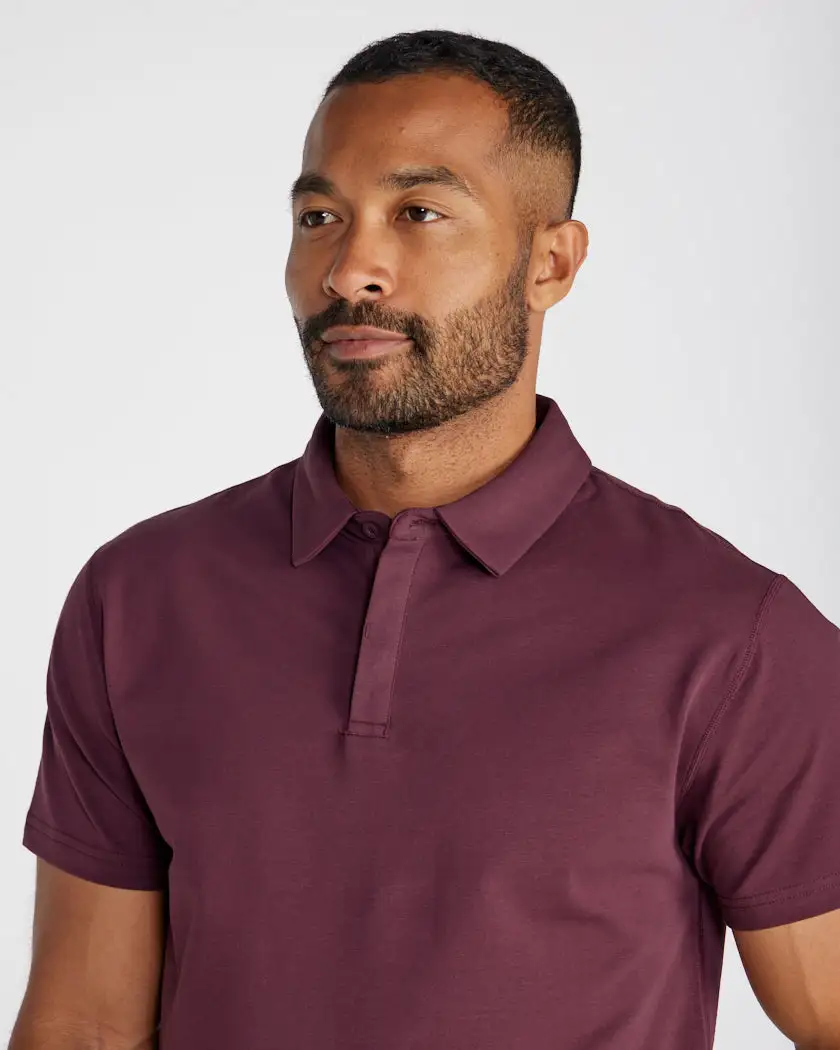 Lux Short Sleeve Polo - Concealed